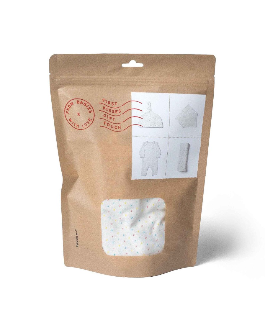 Clothing From Babies With Love | From Babies With Love - First Kisses Organic Gift Pouch - Jumbo