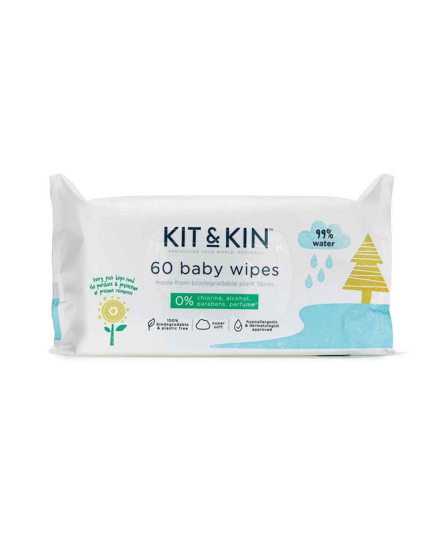 Toys & Gifts Kit and Kin Baby Shower Gifts | Kit & Kin Biodegradable Baby Wipes