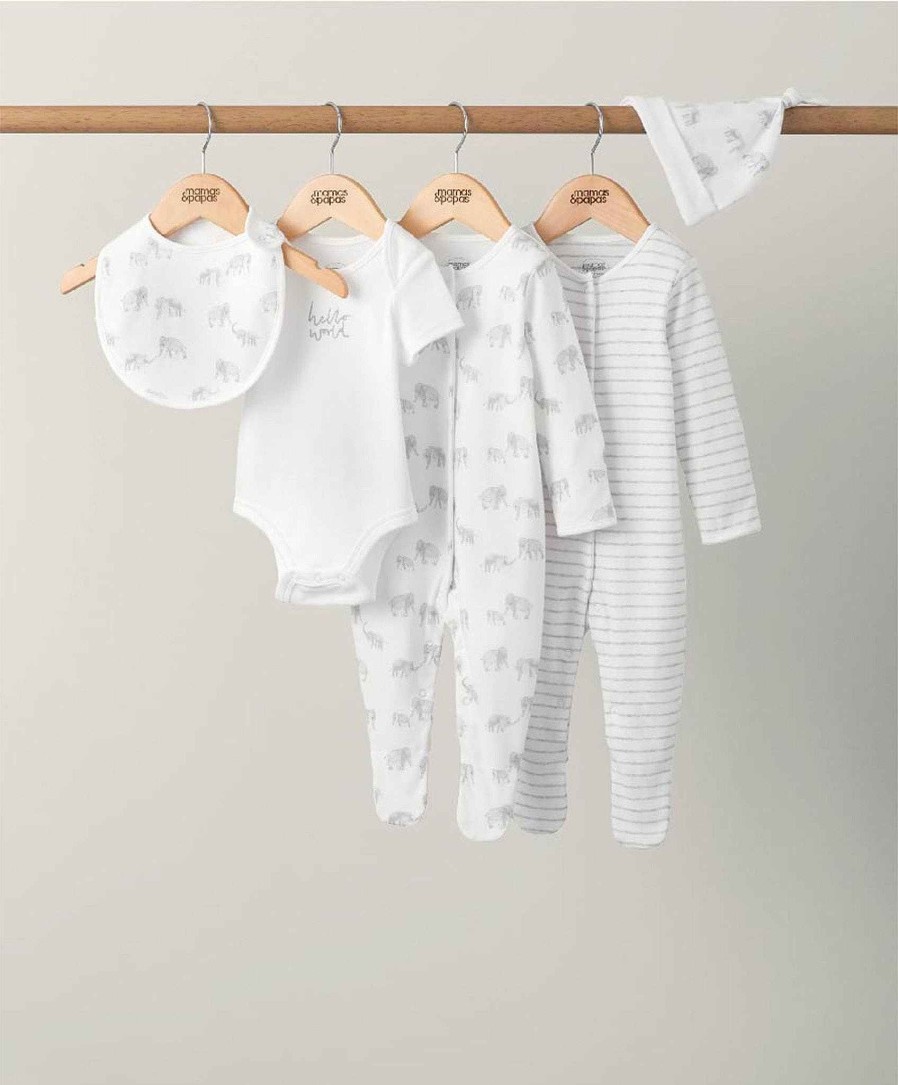 Clothing Mamas and Papas | Elephant Set - 5 Piece Set