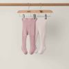 Toys & Gifts Mamas and Papas Baby Shower Gifts | Cable Knit Tights (2 Pack) - Pink/Cream