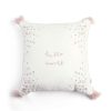 Nursery Mamas and Papas Elephant | Welcome To The World 'Hello World' Cushion - Pink & White