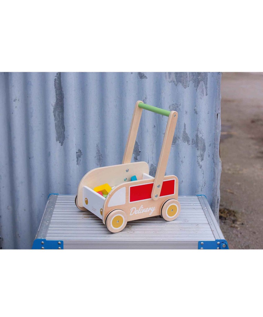 Christmas Classic World Christmas Gifting | Classic World Delivery Truck Wooden Baby Walker Toy