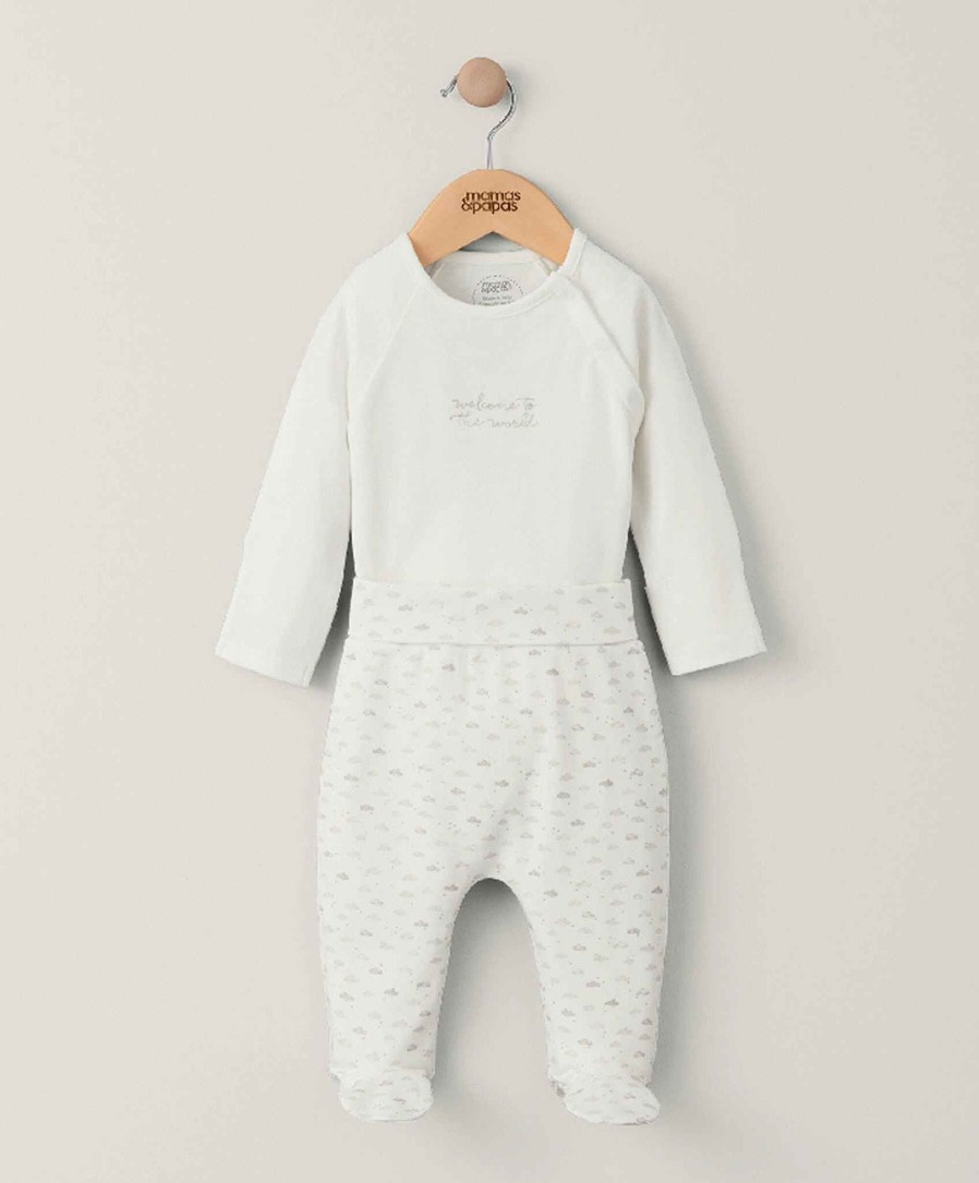 Clothing Mamas and Papas | Welcome To The World Top & Cloud Legging Set (2 Piece)