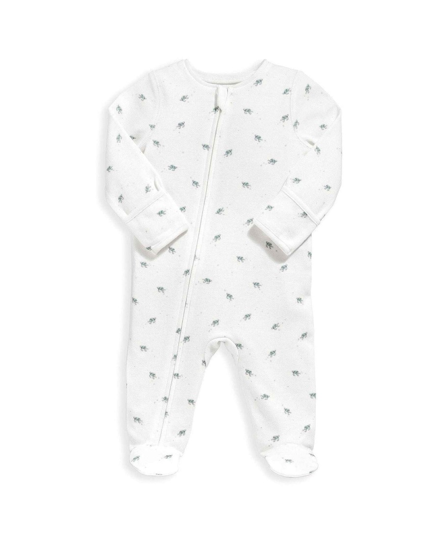 Toys & Gifts Mamas and Papas New Parent Gifts | Turtle Zip Sleepsuit