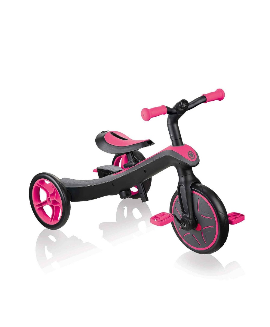 Toys & Gifts Globber Big Brother & Sister | Globber Explorer 4 In 1 Trike - Fuchsia Pink