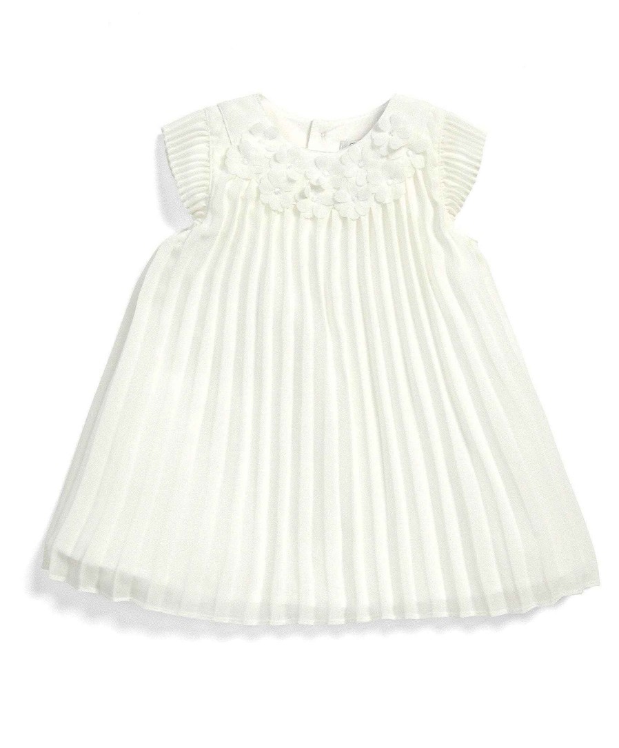 Clothing Mamas and Papas | Flower Applique Pleat Dress