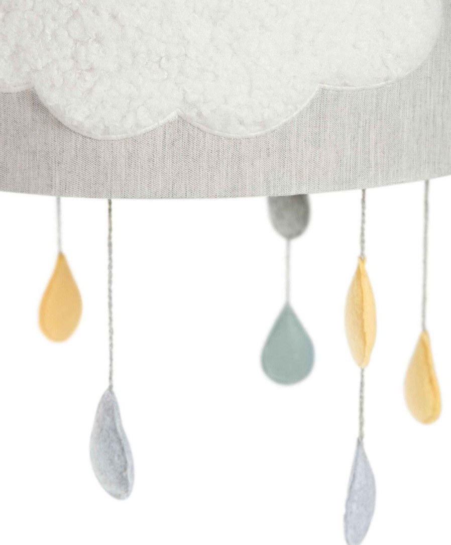 Nursery Mamas and Papas Dream Upon A Cloud | Dream Upon A Cloud Lampshade - Grey/White