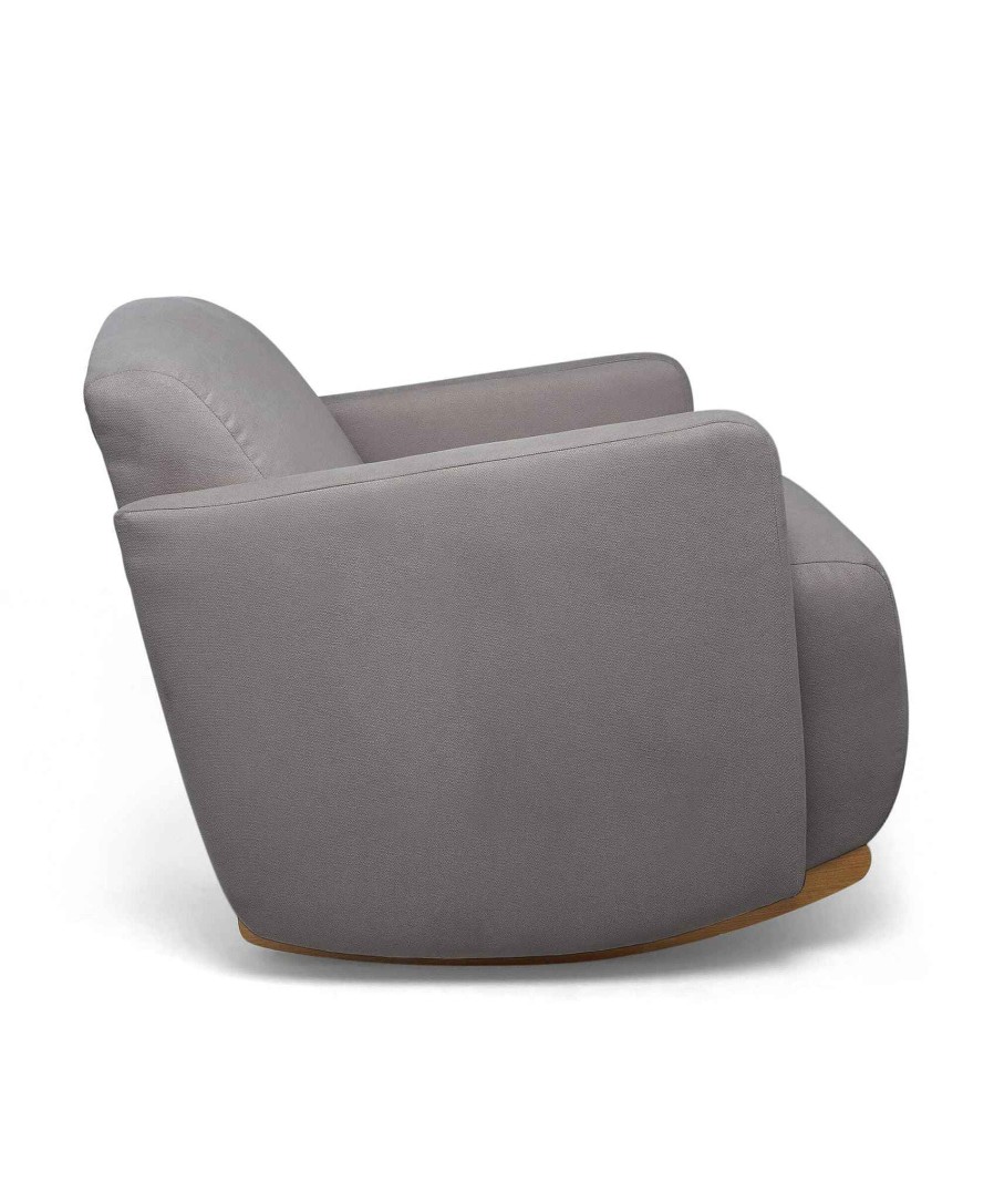 Furniture Mamas and Papas Grey Nursery Furniture | Royton Nursing Chair Woven - Grey