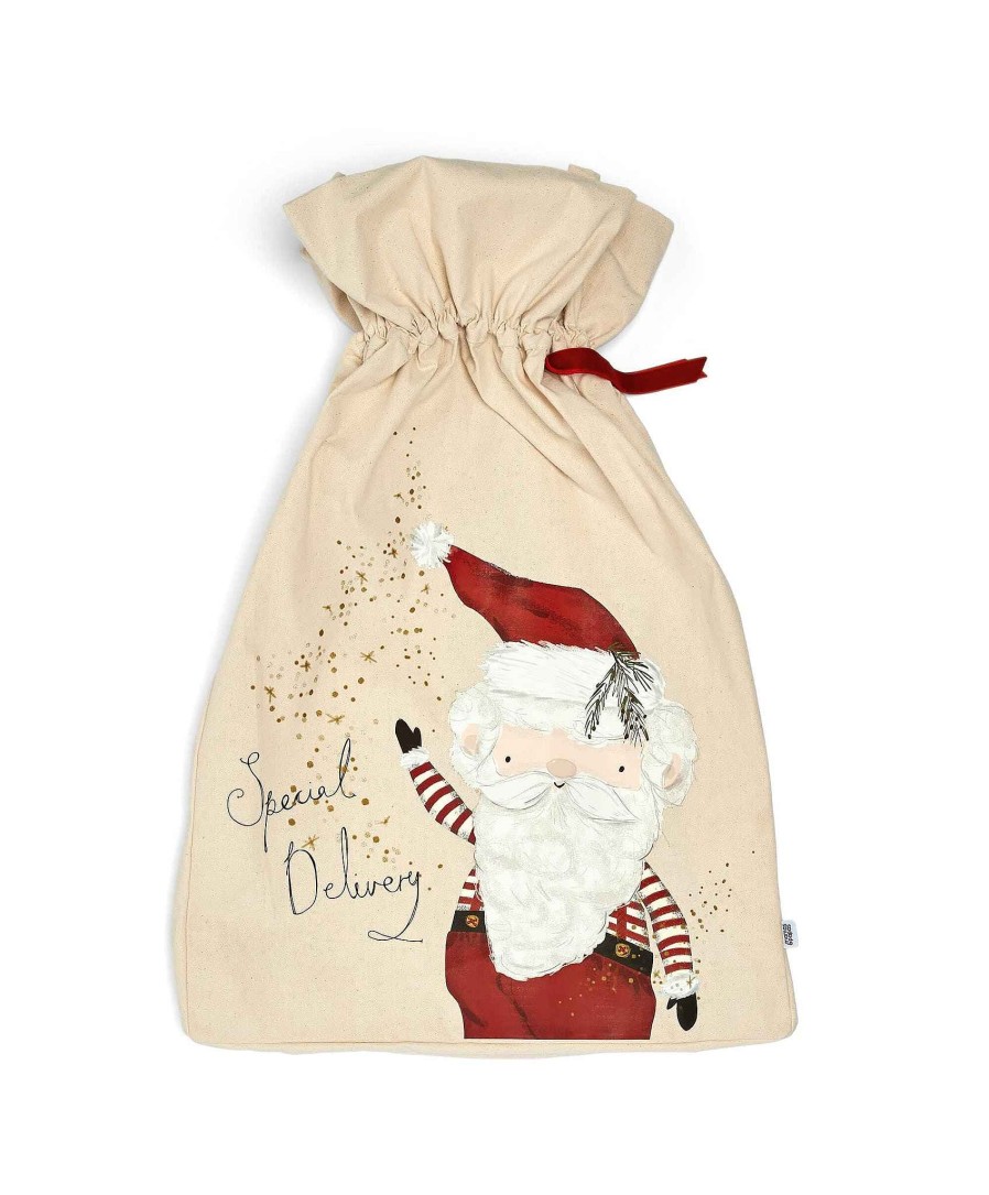 Toys & Gifts Mamas and Papas Mum-To-Be Gifts | Large Calico Christmas Sack