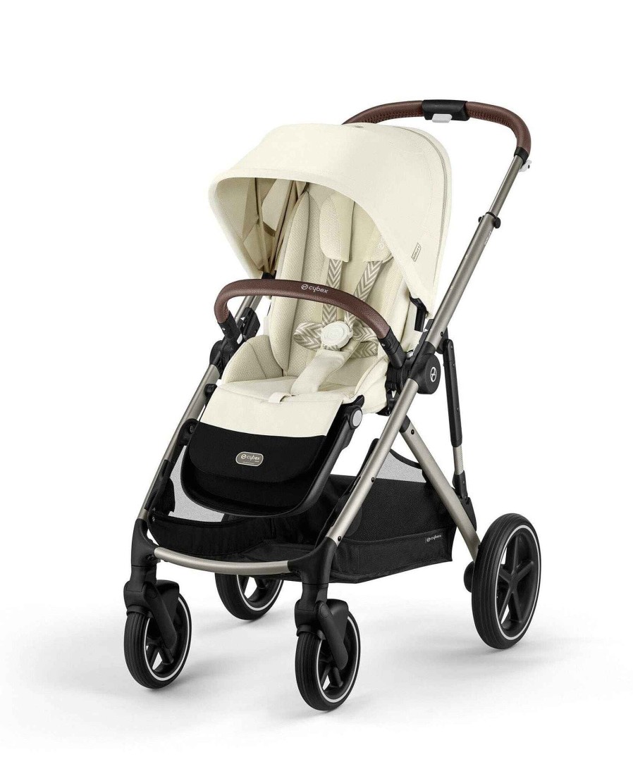 Pushchairs Cybex Pushchairs & Prams | Cybex Gazelle S Pushchair - Seashell Beige/Taupe