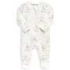 Clothing Mamas and Papas | Large Floral Zip All-In-One