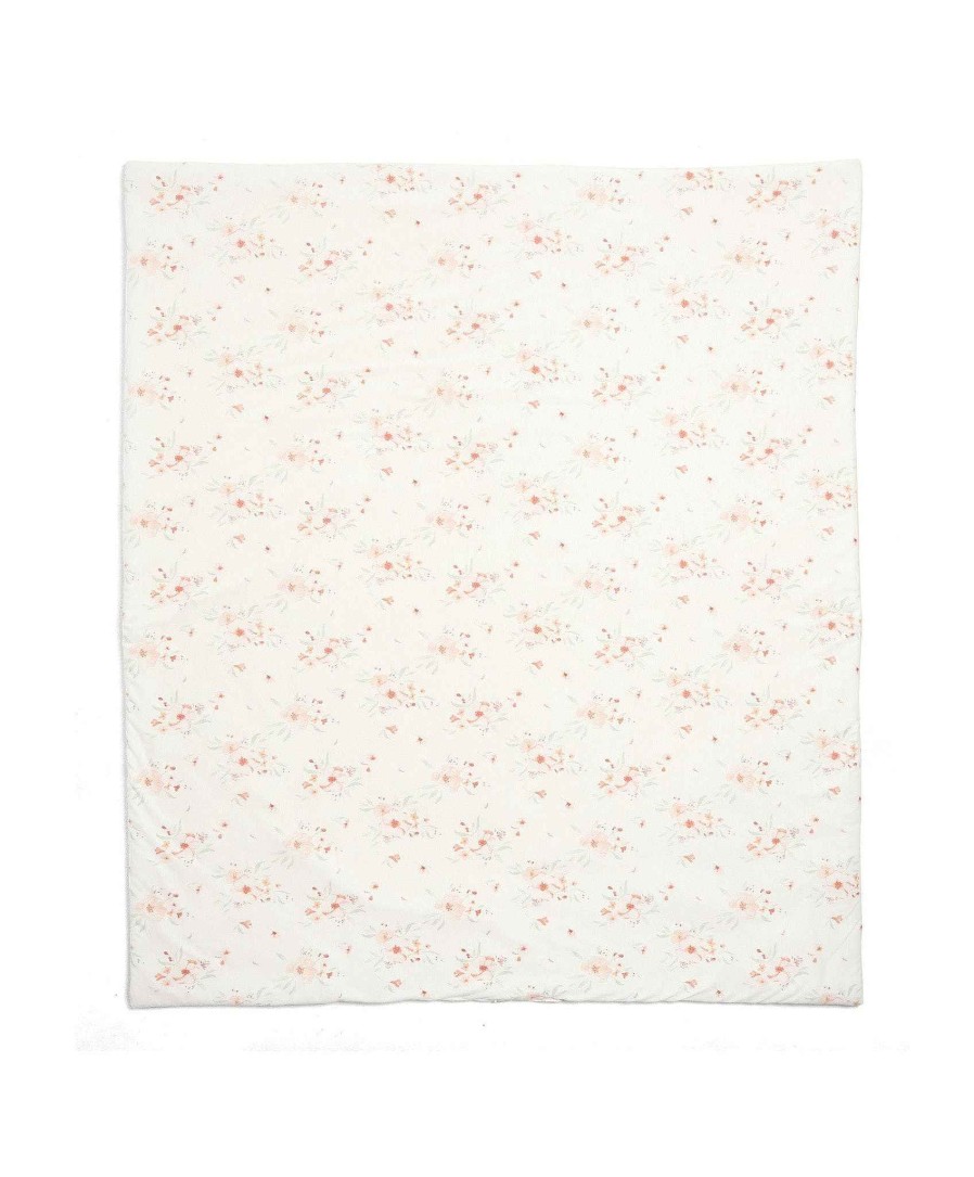 Nursery Mamas and Papas Baby Girl Bedding | Floral Cotbed Quilt