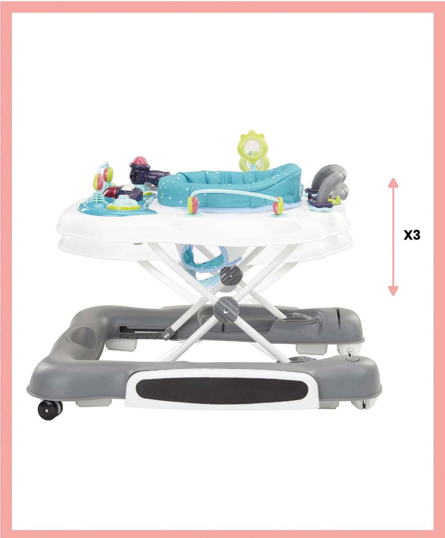 Toys & Gifts Babymoov Laura Ashley | Babymoov 5-In-1 Walker & Rocker - Blue