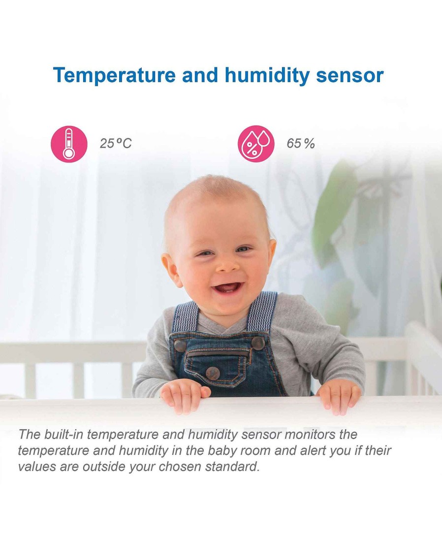 Nursery VTech Baby Monitors | Vtech Rm7767Hd Smart 7-Inch Video Baby Monitor