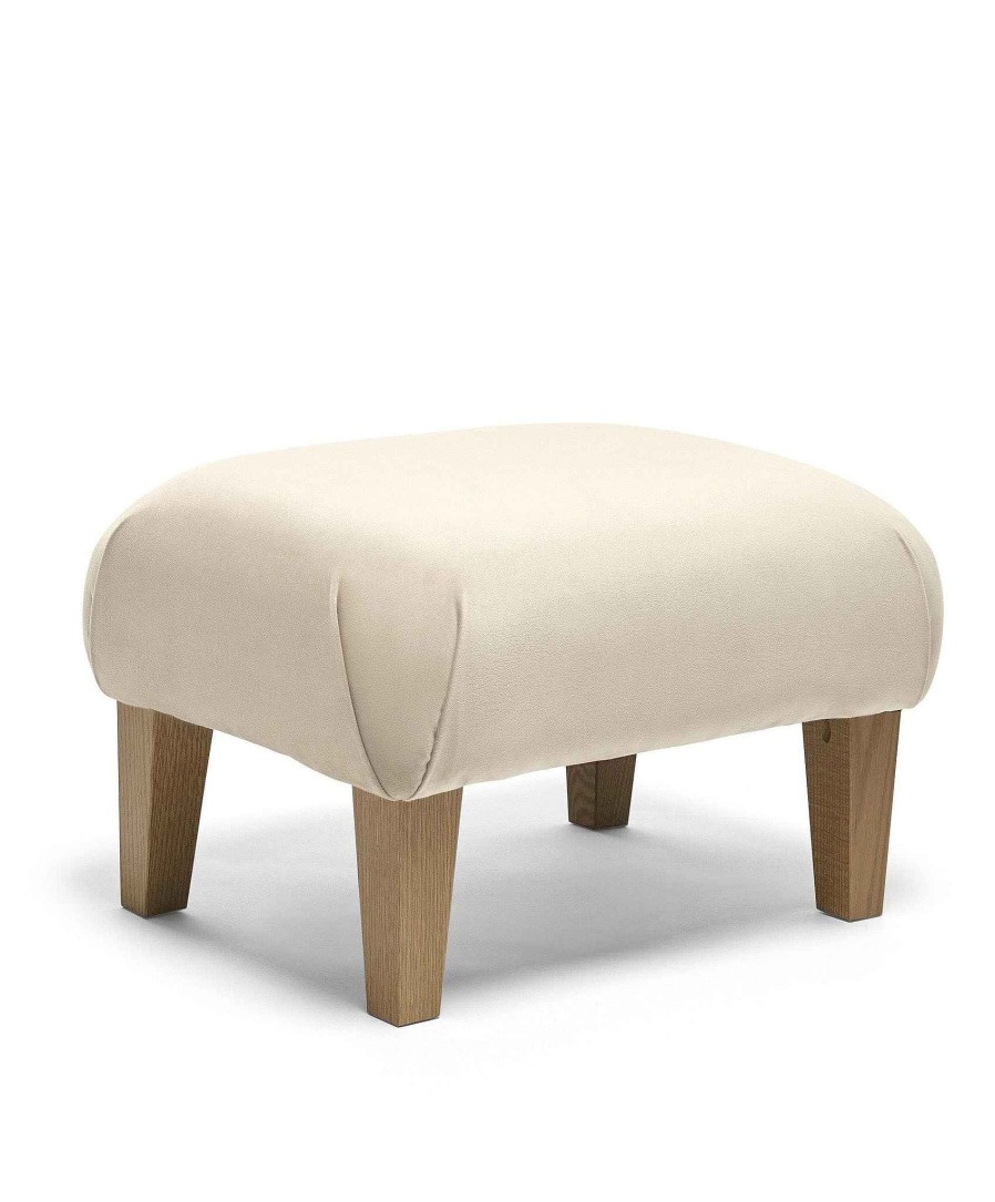 Furniture Mamas and Papas Nursing & Feeding Chairs | Hilston Stool In Velvet - Latte