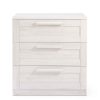 Nursery Mamas and Papas Baby Dressers & Changers | Atlas 3 Drawer Dresser & Changing Unit - Nimbus White