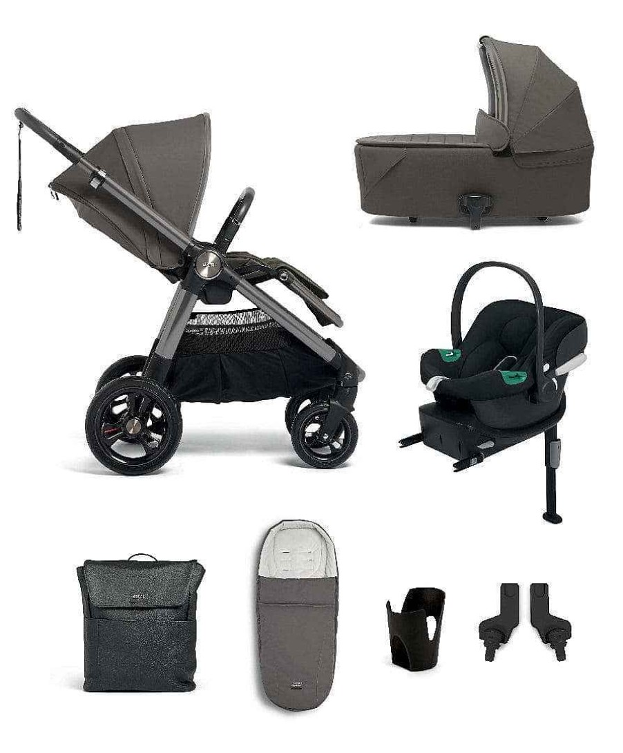 Pushchairs Mamas and Papas Mamas & Papas Ocarro | Ocarro Complete Pushchair Bundle With Cybex Aton B2 Car Seat (8 Pieces) Phantom