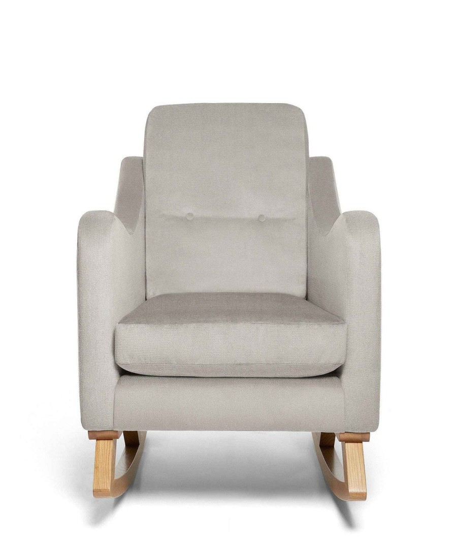 Furniture Mamas and Papas Grey Nursery Furniture | Bowdon Nursing Chair Oak/Silver