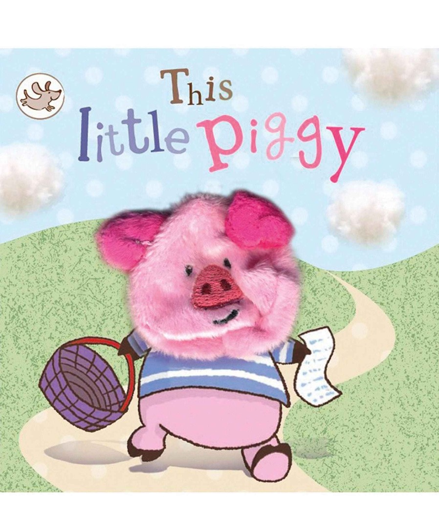 Toys & Gifts House of Marbles Baby Books | This Little Piggy Finger Puppet Book