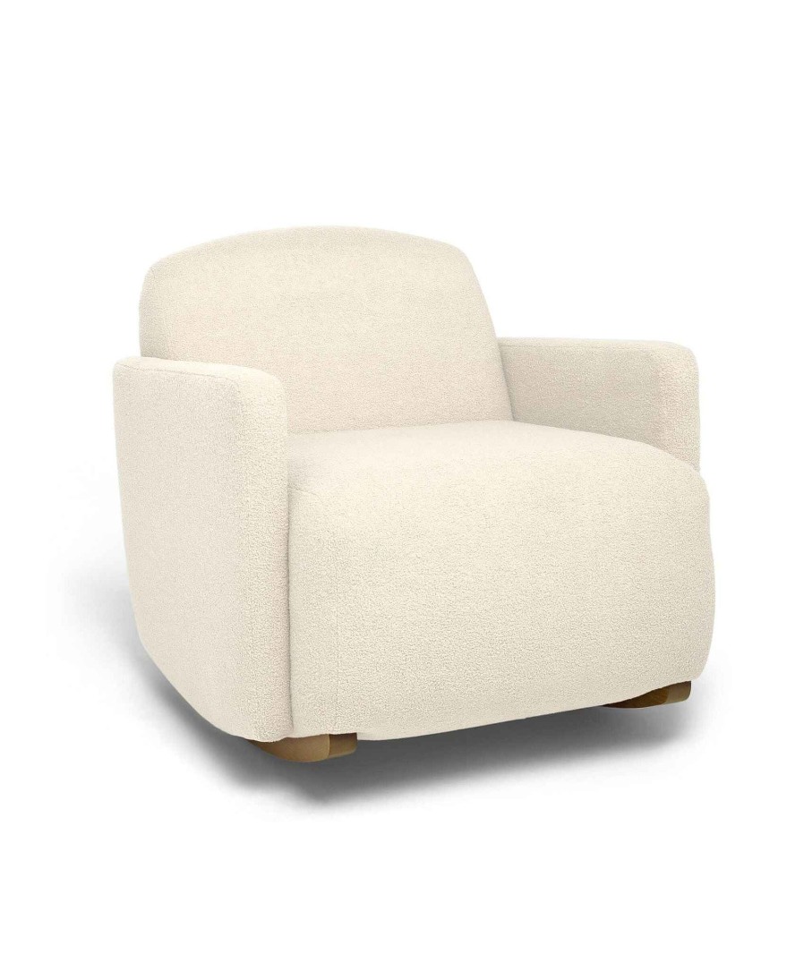 Furniture Mamas and Papas White Nursery Furniture | Royton Nursing Chair In Boucle - Off White