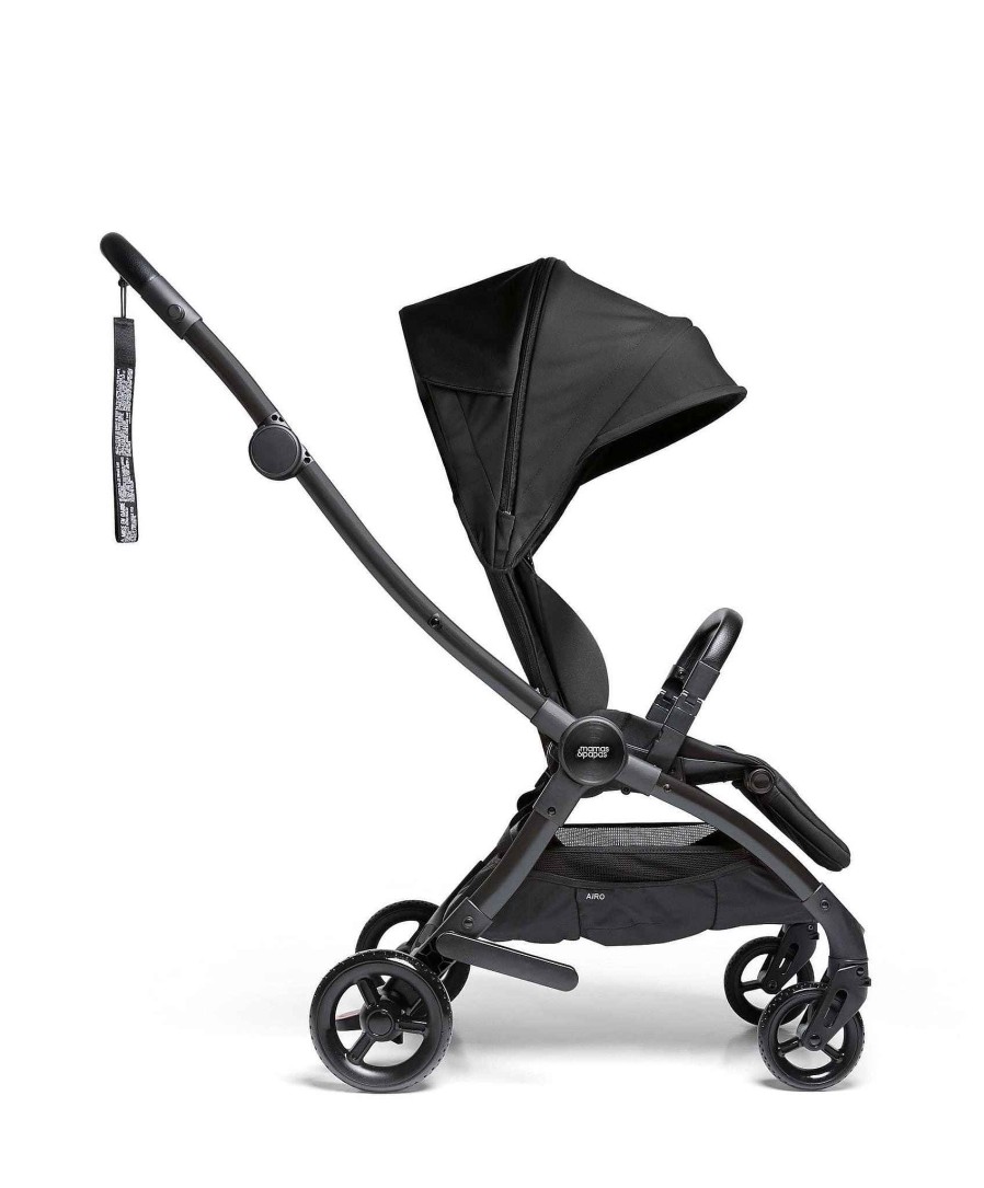 Pushchairs Mamas and Papas Travel Strollers | Airo Pushchair Black