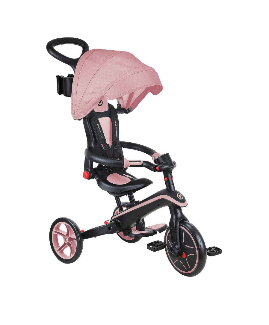 Toys & Gifts Plum Play Garden Toys | Globber Explorer Foldable 4-In-1 Trike - Pastel Pink