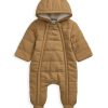 Clothing Mamas and Papas | Woven Quilted Pram Suit - Brown