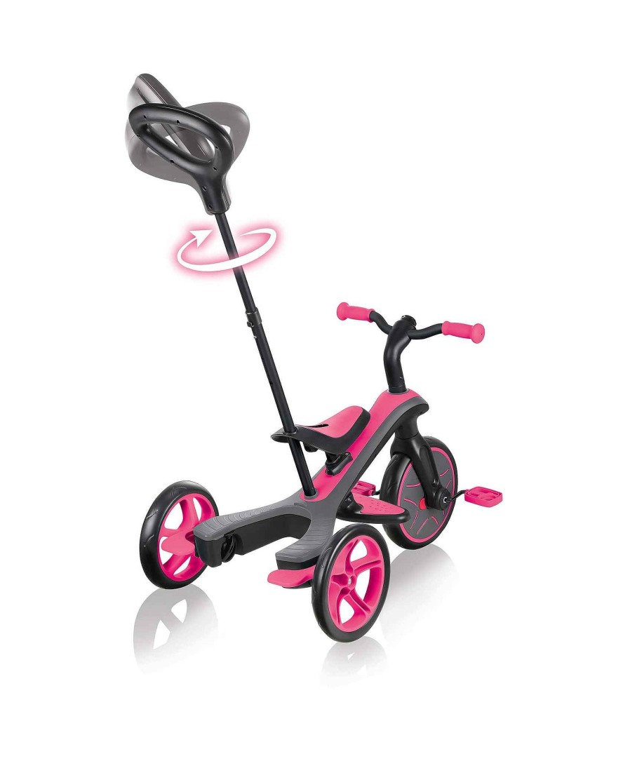 Christmas Globber Baby'S First Christmas | Globber Explorer 4 In 1 Trike - Fuchsia Pink