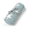 Christmas Mamas and Papas Christmas Personalised Gifts | Chenille Blanket - Blue Star