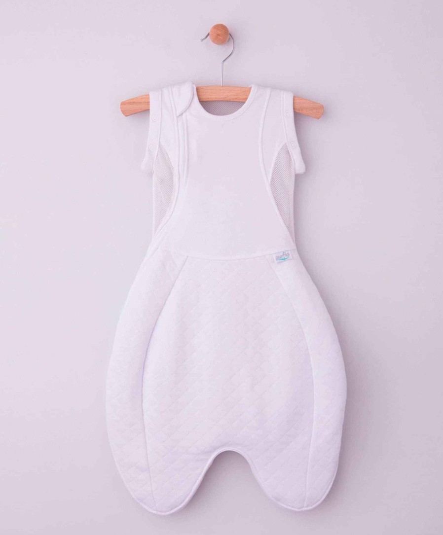 Clothing Purflo | Purflo Swaddle To Sleepbag 2.5 Tog (0-4M) - White