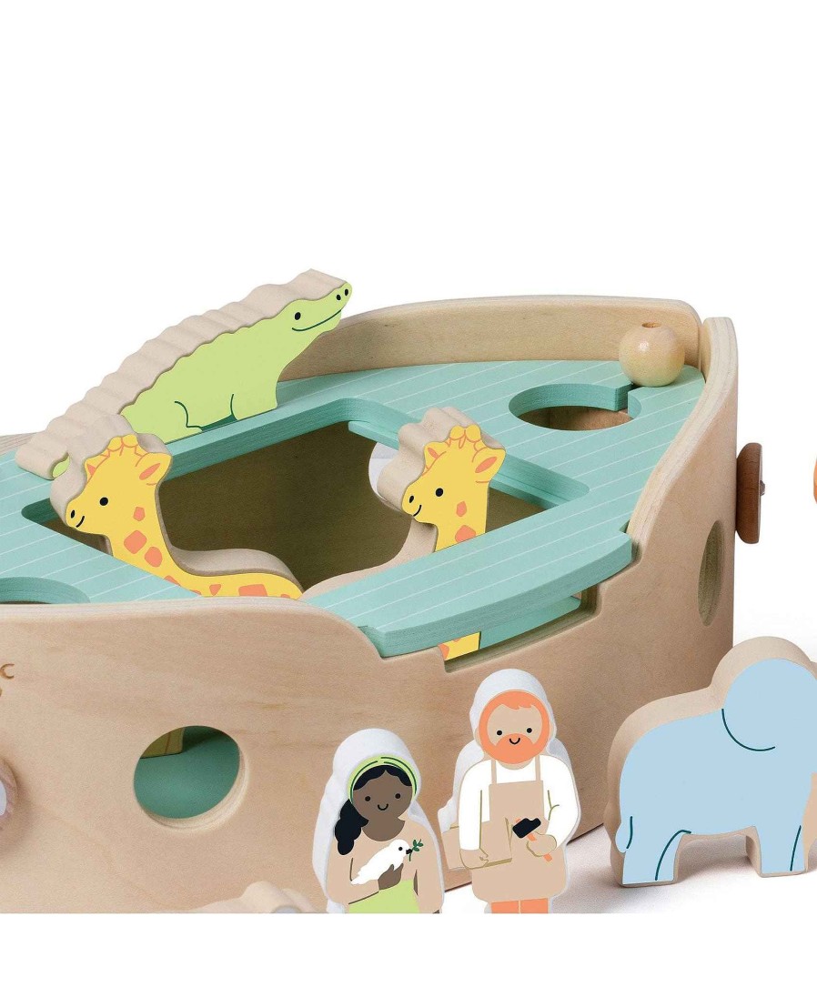 Toys & Gifts Classic World Laura Ashley | Classic World Wooden Noahs Ark Toy