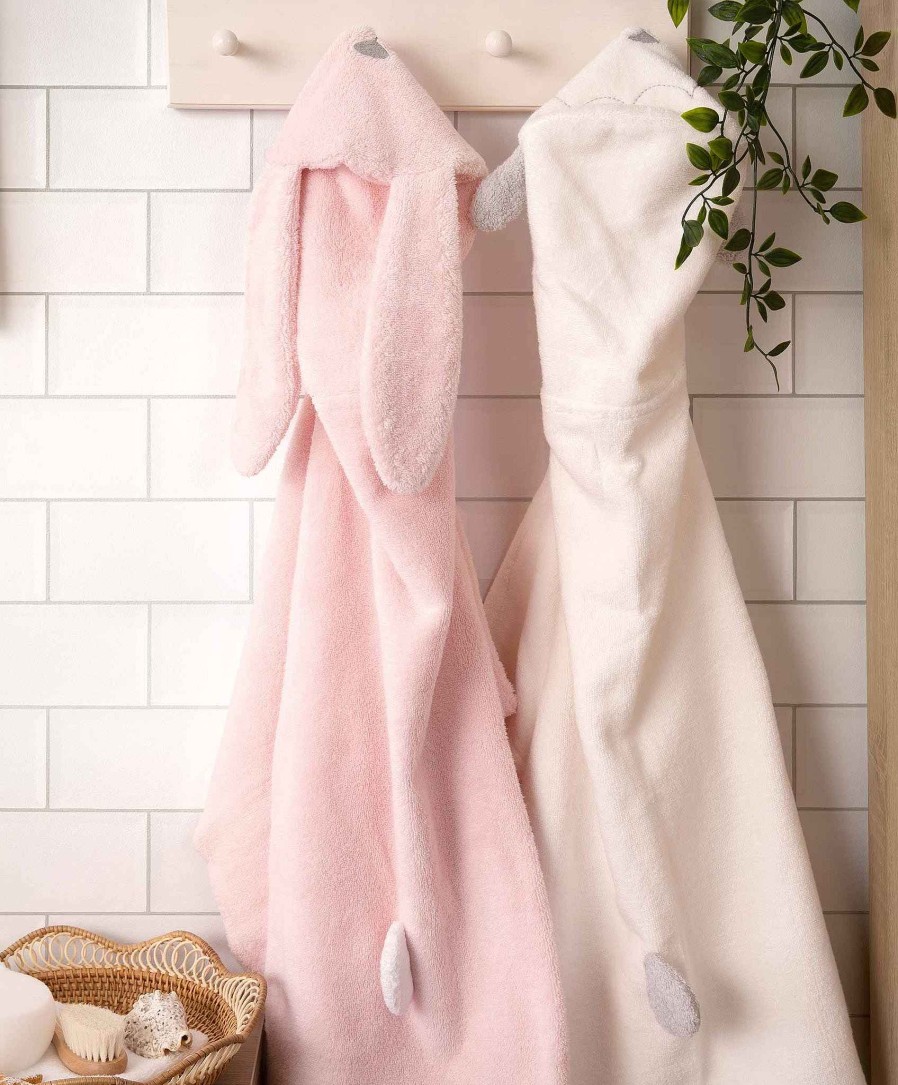 Bathing & Changing Mamas and Papas Baby Towels | Hooded Baby Towel - Lamb