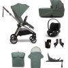 Pushchairs Mamas and Papas Mamas & Papas Strada | Strada Pushchair Bundle With Cloud T Car Seat & Base (8 Pieces) Ivy