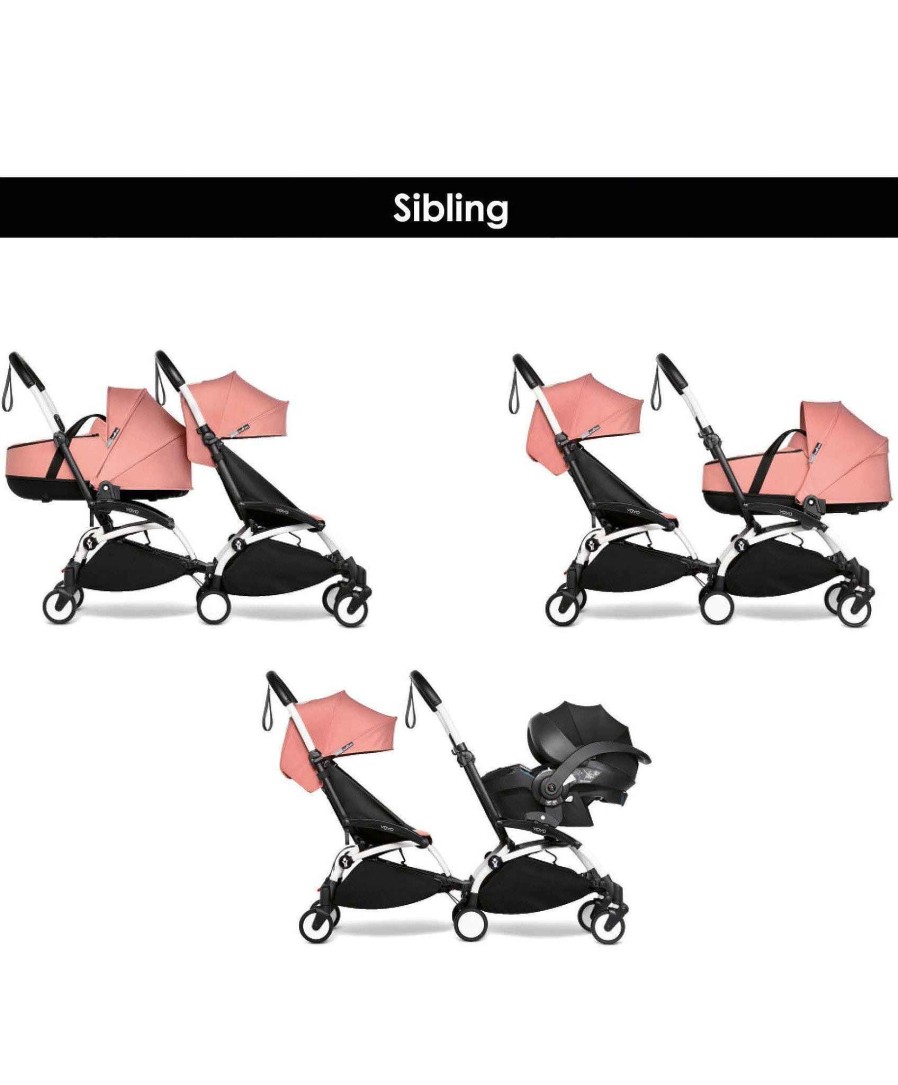 Pushchairs Babyzen Twin Buggies & Tandem | Babyzen Yoyo Connect Frame - Black