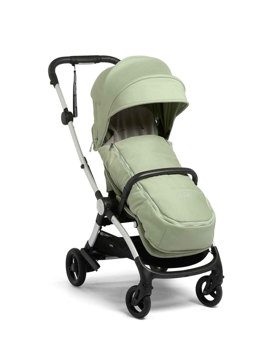 Pushchairs Mamas and Papas Summer Travel Essentials | Airo Pushchair Footmuff - Eucalyptus