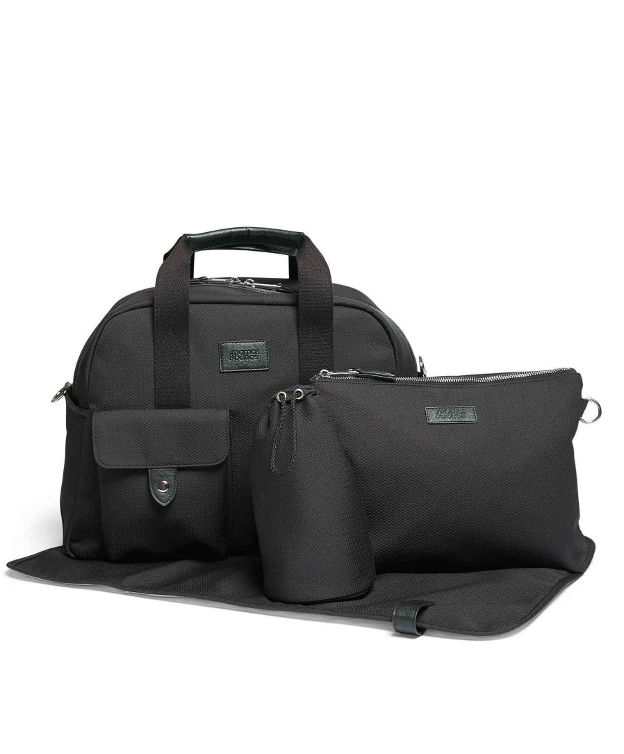 Bathing & Changing Mamas and Papas Baby Changing Bags | Bowling Style Changing Bag - Black