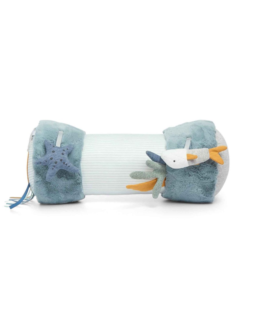 Toys & Gifts Mamas and Papas Mum-To-Be Gifts | Welcome To The World Under The Sea Tummy Time Roll - Blue