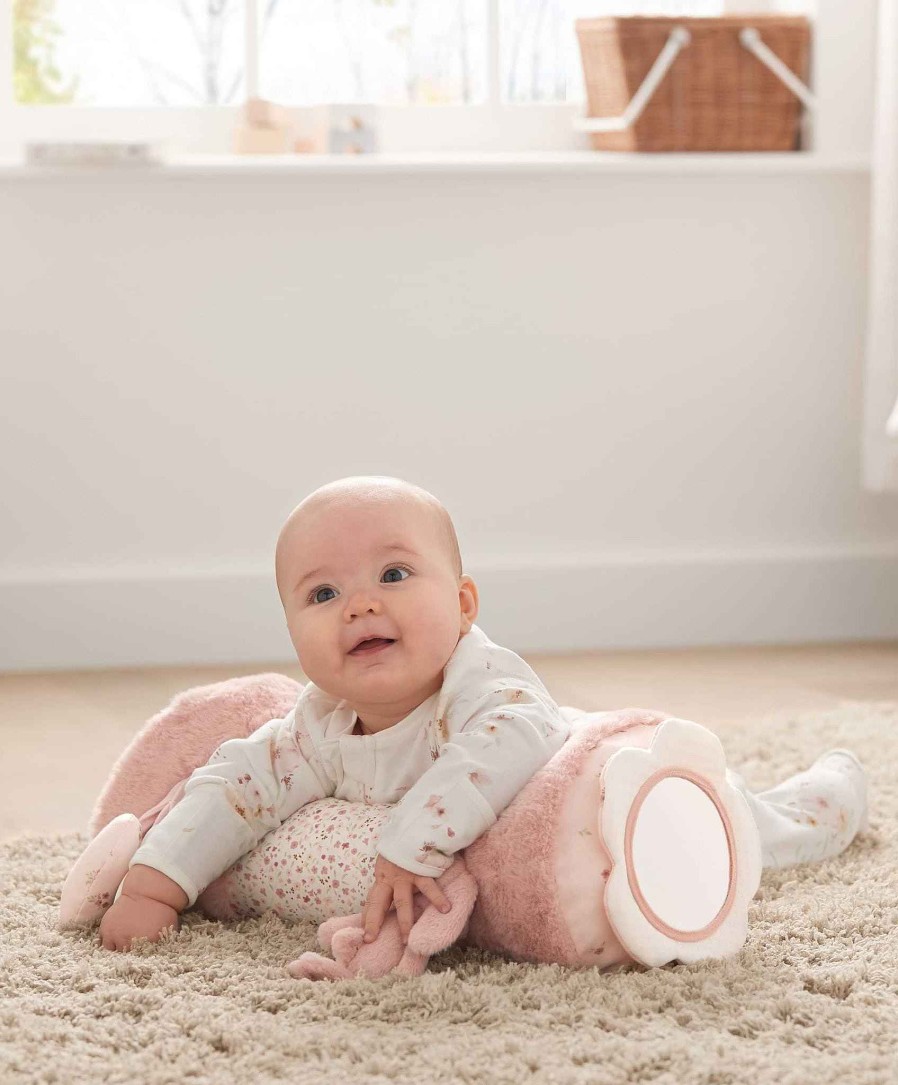 Toys & Gifts Mamas and Papas Tummy Time | Welcome To The World Bunny Tummy Time Roll - Pink