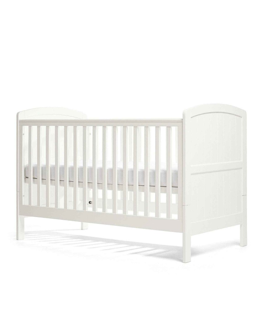 Nursery Mamas and Papas Baby Furniture Sets | Dover Cotbed & Wardrobe Bundle - White