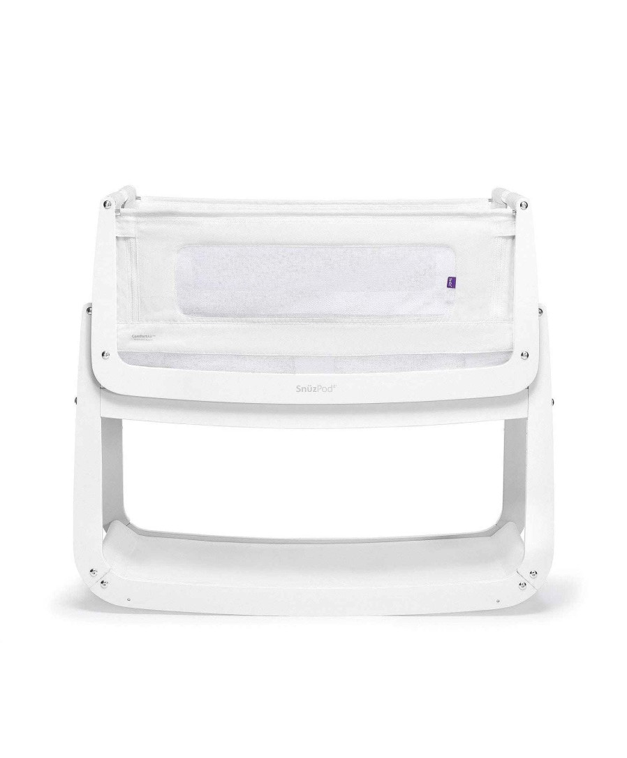 Furniture Snuz Bedside Cribs | Snuzpod4 Bedside Crib White