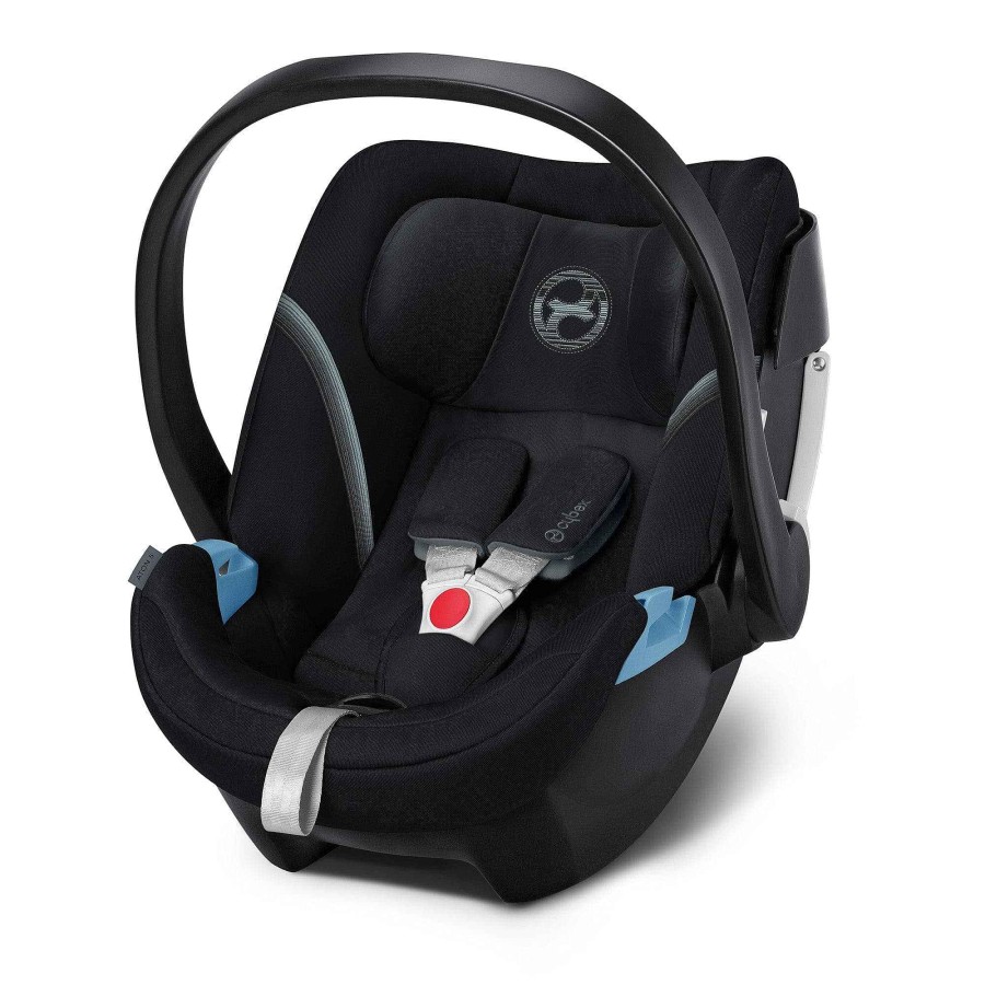 Car Seats Mamas and Papas Baby Car Seats | Cybex Aton 5 Car Seat With Base Bundle - Black