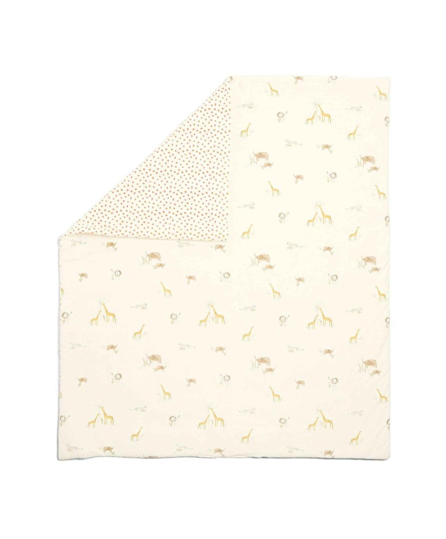 Nursery Mamas and Papas Baby Girl Bedding | Jungle Cotbed Quilt