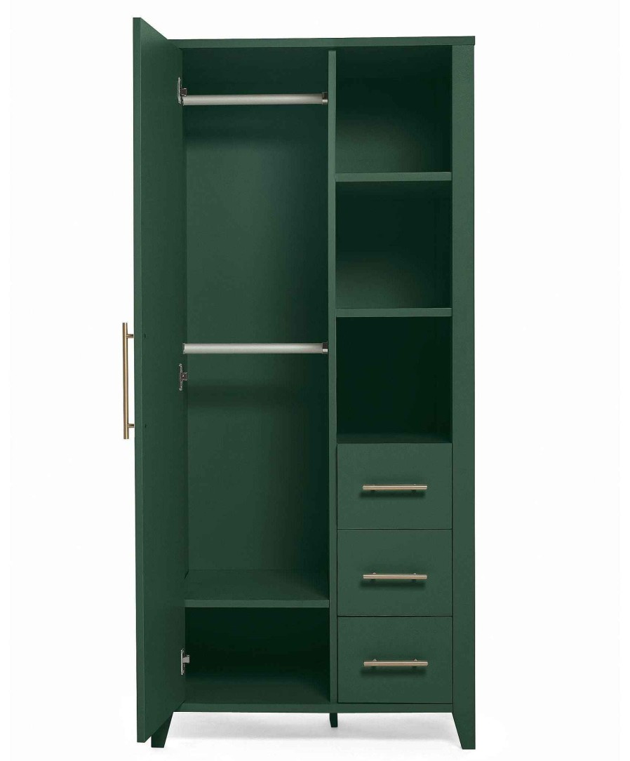 Furniture Mamas and Papas Baby Wardrobes | Melfi Storage Wardrobe - Green