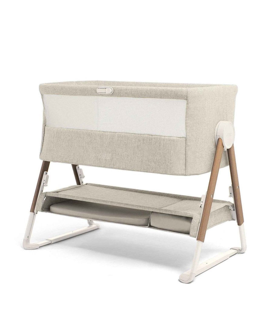 Pushchairs Mamas and Papas Travel Cots | Lua Bedside Crib Fawn