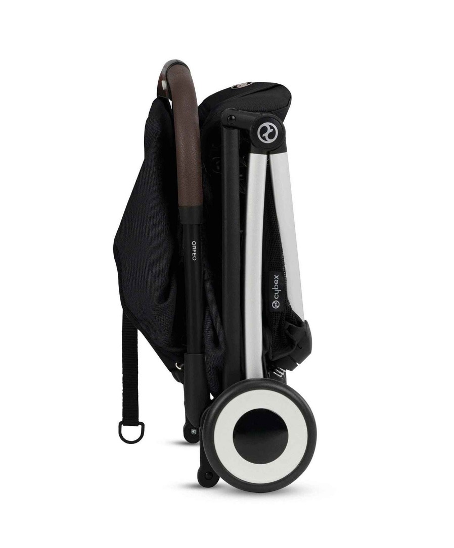 Pushchairs Cybex Travel Strollers | Cybex Orfeo Pushchair In Moon Black