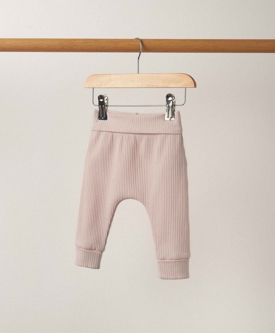 Clothing Mamas and Papas | Organic Cotton Ribbed Leggings - Pink