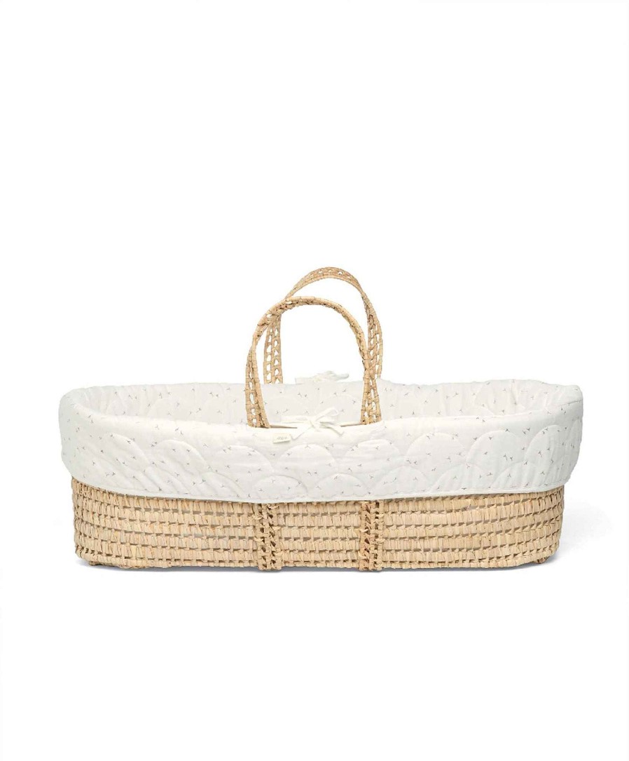 Nursery Mamas and Papas Moses Baskets | Welcome To The World Seedling Moses Basket - Neutral