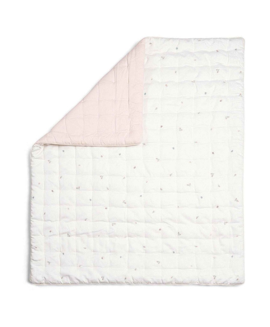 Nursery Mamas and Papas Floral | Welcome To The World Floral Quilt - Pink