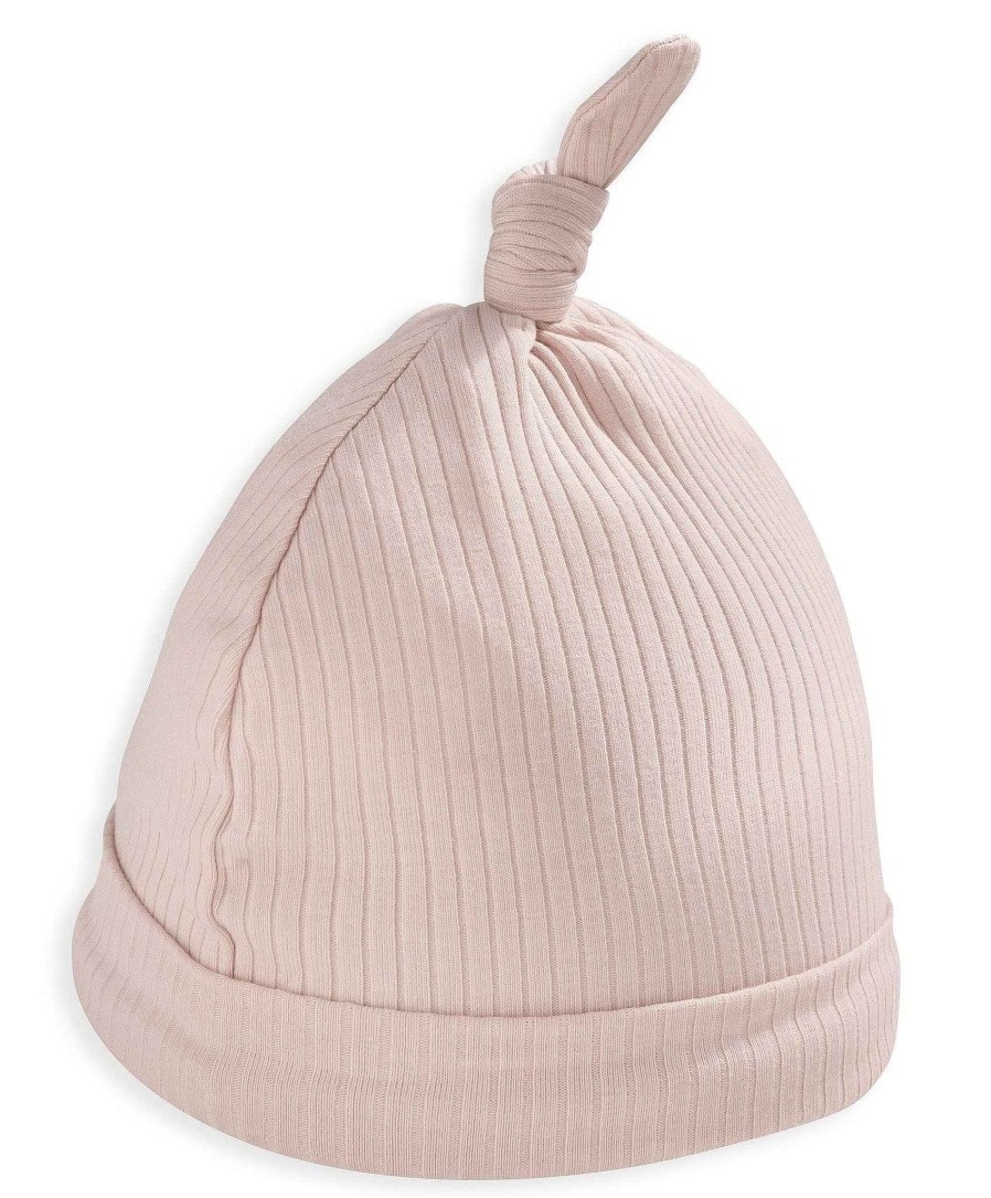 Clothing Mamas and Papas | Organic Cotton Ribbed Hat - Pink