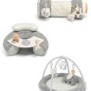 Toys & Gifts Mamas and Papas Playmats & Gyms | Welcome To The World Elephant Playmat Bundle - Grey